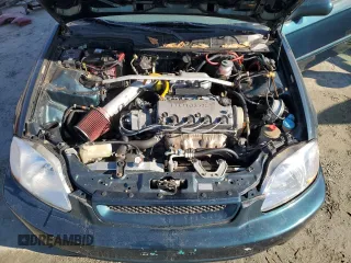 1998 Honda Civic EX with VIN 1HGEJ8249WL133446, listed as a Copart auction lot 89154235 with 248,549 mi miles and Salvage Title. Bid and sale history available at carsss.com. Image 11.