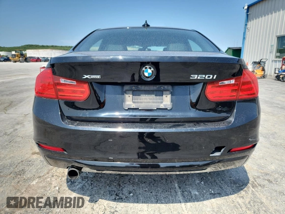 2014 BMW 3 Series 320i xDrive with VIN WBA3C3G5XENS71856, listed as a Copart auction lot 58265805 with 122,478 mi miles and Salvage title. Bid and sale history available at DreamBid. Image 6.