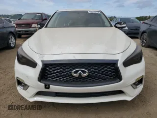 2019 Infiniti Q50 Luxe with VIN JN1EV7AP6KM516986, listed as a Copart auction lot 53080575 with Not provided miles and Salvage title. Bid and sale history available at DreamBid. Image 5.