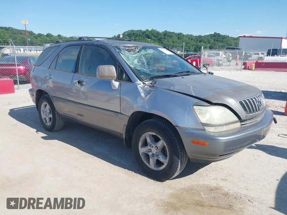2002 Lexus RX 300 with VIN JTJHF10UX20278835, listed as a IAAI auction lot 42347210 with 253,394 mi miles and . Bid and sale history available at DreamBid. Image 1.