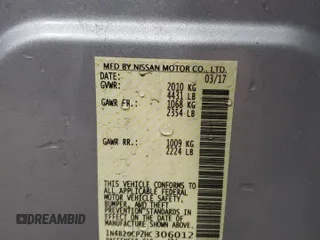 2017 Nissan LEAF S with VIN 1N4BZ0CP2HC306012, listed as a Copart auction lot 86767614 with 42,666 mi miles and Salvage Title. Bid and sale history available at carsss.com. Image 13.