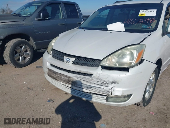 2004 Toyota Sienna XLE with VIN 5TDBA22C84S024705, listed as a IAAI auction lot 41672488 with 189,658 mi miles and . Bid and sale history available at DreamBid. Image 6.