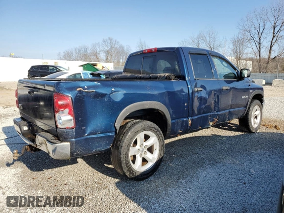 2008 Dodge 1500 SLT with VIN 1D7HU18278J144675, listed as a Copart auction lot 47537965 with 194,984 mi miles and Non Repairable. Bid and sale history available at carsss.com. Image 3.