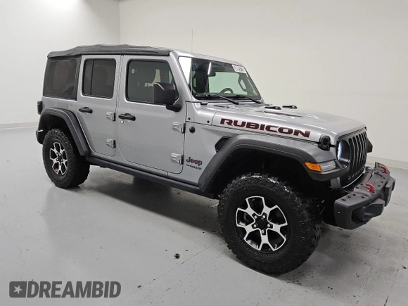 2021 Jeep Wrangler Unlimited Rubicon with VIN 1C4HJXFGXMW694860, listed as a Copart auction lot 58929725 with 29,172 mi miles and Clean title. Bid and sale history available at DreamBid. Image 4.