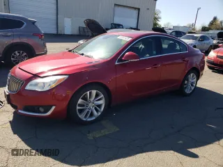 2014 Buick Regal z VIN 2G4GL5EX7E9321020, wystawiony jako Copart lot #52557425 z przebiegiem 124 572 mil mil oraz Szkoda całkowita • Salvage title. Historia ofert i sprzedaży dostępna na DreamBid. Obrazek 1.