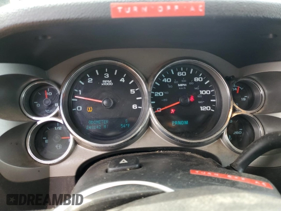 2011 Chevrolet Silverado 1500 LT with VIN 3GCPKSE34BG152109, listed as a Copart auction lot 50259545 with 248,142 mi miles and Salvage Title. Bid and sale history available at DreamBid. Image 9.