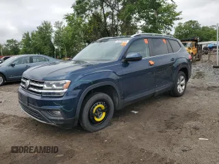 2018 Volkswagen Atlas SE with VIN 1V2LR2CA1JC557159, listed as a Copart auction lot 58399245 with Not provided miles and Salvage title. Bid and sale history available at DreamBid. Image 1.