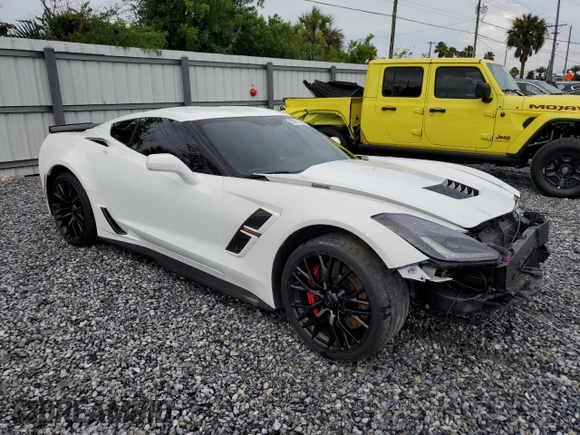 2019 Chevrolet Corvette Grand Sport 1LT with VIN 1G1YW2D74K5113002, listed as a Copart auction lot 63511015 with Not provided miles and Salvage title. Bid and sale history available at DreamBid. Image 4.