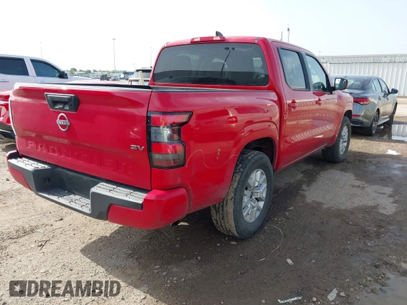 2023 Nissan Frontier Pro-X z VIN 1N6ED1EJ0PN667047, wystawiony jako IAAI lot #42639635 z przebiegiem 58 508 mil mil oraz . Historia ofert i sprzedaży dostępna na DreamBid. Obrazek 4.