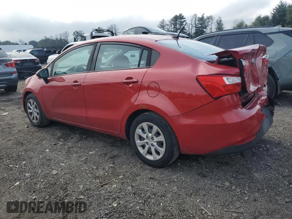 2017 Kia Rio LX with VIN KNADM4A31H6120515, listed as a Copart auction lot 74614204 with 83,204 mi miles and Salvage Title. Bid and sale history available at carsss.com. Image 2.
