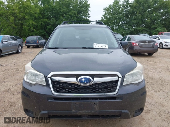 2014 Subaru Forester Premium with VIN JF2SJAECXEH458797, listed as a IAAI auction lot 42574423 with 143,540 mi miles and . Bid and sale history available at DreamBid. Image 12.
