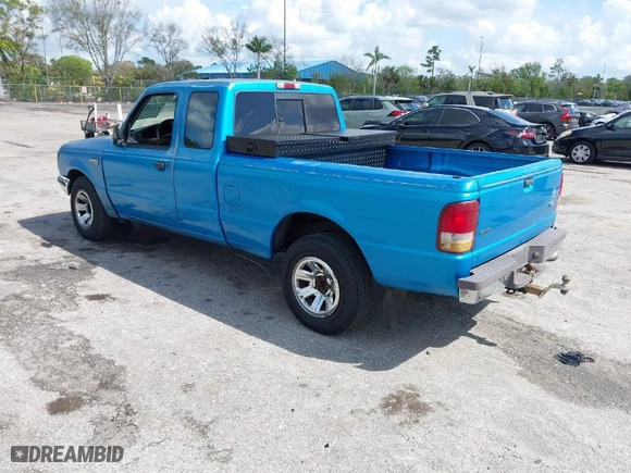 1996 Ford Ranger XL with VIN 1FTCR14U6TPA54923, listed as a IAAI auction lot 41621450 with 186,616 mi miles. Bid and sale history available at carsss.com. Image 3.