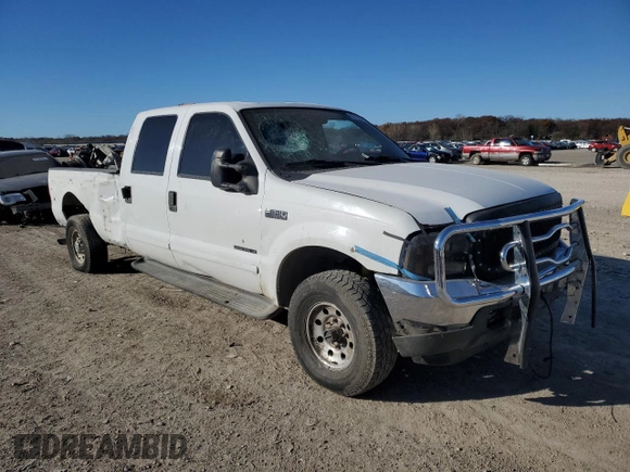 2001 Ford F-250 XL with VIN 3FTNW21F91MA38487, listed as a Copart auction lot 81172274 with 74,949 mi miles and Salvage title. Bid and sale history available at DreamBid. Image 4.
