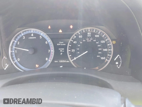2014 Lexus GS 350 with VIN JTHBE1BL6E5039482, listed as a IAAI auction lot 41592768 with 120,354 mi miles and . Bid and sale history available at DreamBid. Image 7.