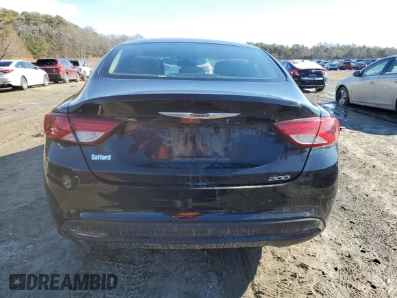 2017 Chrysler 200 Touring with VIN 1C3CCCFB7HN504725, listed as a Copart auction lot 41757845 with 96,424 mi miles and Salvage Title. Bid and sale history available at carsss.com. Image 6.