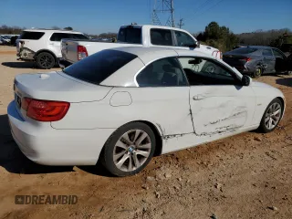 2011 BMW 3 Series 328i with VIN WBADW3C58BE539736, listed as a Copart auction lot 83944434 with 122,844 mi miles and Salvage Title. Bid and sale history available at carsss.com. Image 3.