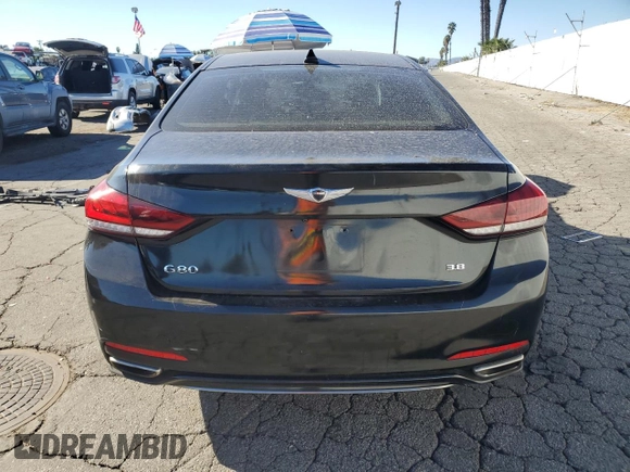 2018 Genesis G80 3.8L with VIN KMHGN4JE6JU225160, listed as a Copart auction lot 85454134 with 67,994 mi miles and Salvage Title. Bid and sale history available at carsss.com. Image 6.