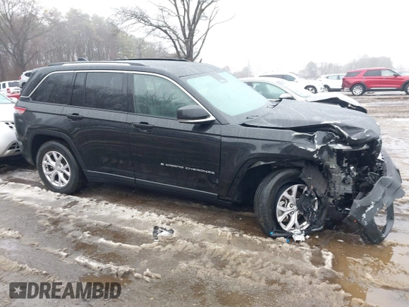 2022 Jeep Grand Cherokee Limited with VIN 1C4RJHBG1N8553262, listed as a IAAI auction lot 41511225 with 59,251 mi miles and . Bid and sale history available at DreamBid. Image 13.