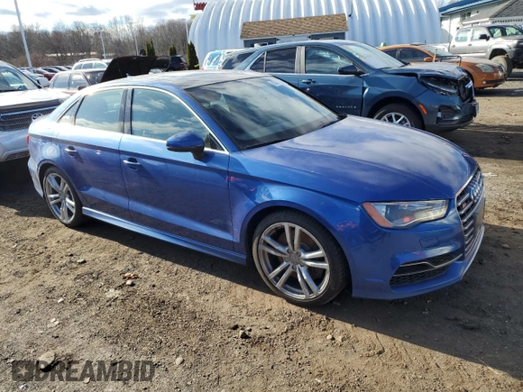 2015 Audi S3 2.0T Premium Plus with VIN WAUBFGFF3F1070605, listed as a Copart auction lot 83051364 with 113,362 mi miles and Clean Title. Bid and sale history available at carsss.com. Image 4.