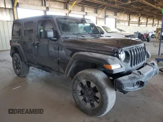 2021 Jeep Wrangler Unlimited Freedom with VIN 1C4HJXDG0MW648666, listed as a Copart auction lot 84260174 with 39,021 mi miles and Salvage title. Bid and sale history available at DreamBid. Image 4.