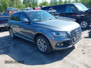 2014 Audi Q5 Premium Plus with VIN WA1LFAFPXEA095362, listed as a IAAI auction lot 42375689 with 128,355 mi miles and . Bid and sale history available at DreamBid. Image 1.
