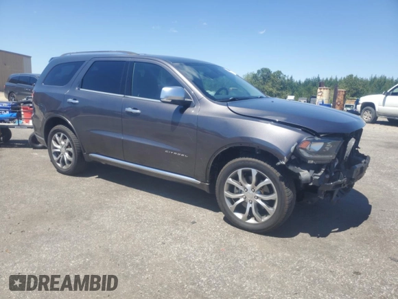 2016 Dodge Durango Citadel Anodized Platinum with VIN 1C4SDJET6GC467972, listed as a Copart auction lot 50629314 with 119,114 mi miles and . Bid and sale history available at DreamBid. Image 4.