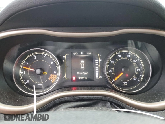 2015 Jeep Cherokee Sport with VIN 1C4PJLAB5FW541998, listed as a Copart auction lot 51995275 with 187,577 mi miles and Salvage Title. Bid and sale history available at carsss.com. Image 9.