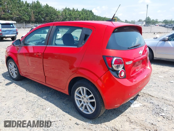 2012 Chevrolet Sonic LT with VIN 1G1JC6SH9C4128132, listed as a IAAI auction lot 42632261 with 160,029 mi miles and . Bid and sale history available at DreamBid. Image 3.
