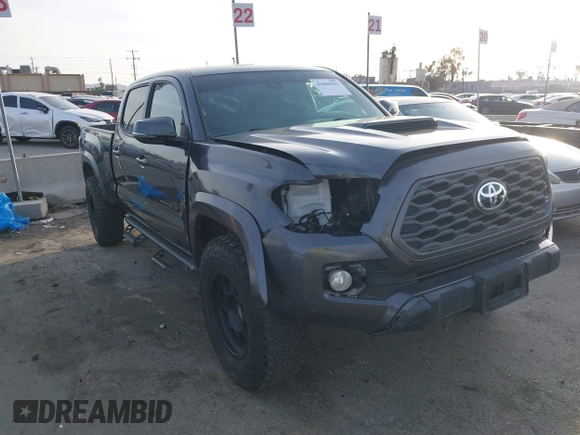 2021 Toyota Tacoma 4WD SR5 with VIN 3TMDZ5BN2MM108586, listed as a IAAI auction lot 41604953 with 65,422 mi miles. Bid and sale history available at carsss.com. Image 1.