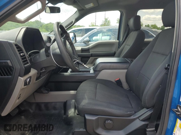 2019 Ford F-150 XL with VIN 1FTEW1EP8KFC61814, listed as a Copart auction lot 57703735 with 105,273 mi miles and Salvage title. Bid and sale history available at DreamBid. Image 7.