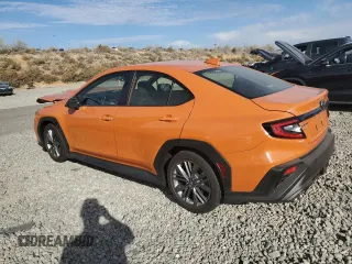 2023 Subaru WRX with VIN JF1VBAA61P9817482, listed as a Copart auction lot 74852794 with 6,127 mi miles and Salvage title. Bid and sale history available at DreamBid. Image 2.