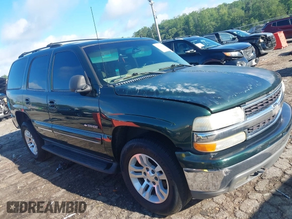 2002 Chevrolet Tahoe LS with VIN 1GNEC13Z72R130005, listed as a IAAI auction lot 42522881 with 252,683 mi miles and . Bid and sale history available at DreamBid. Image 1.