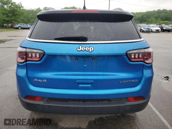 2019 Jeep Compass Limited z VIN 3C4NJDCB8KT666357, wystawiony jako Copart lot #55207635 z przebiegiem Nie podano mil oraz Szkoda całkowita • Salvage title. Historia ofert i sprzedaży dostępna na DreamBid. Obrazek 6.