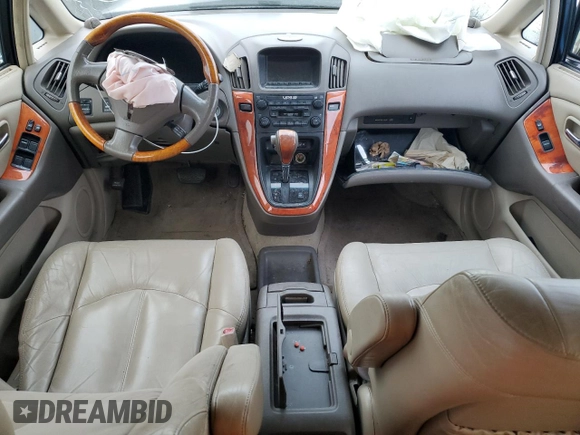 2001 Lexus RX 300 with VIN JTJHF10U910192723, listed as a Copart auction lot 66201614 with 0 mi miles and Salvage Title. Bid and sale history available at carsss.com. Image 8.