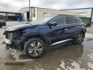 2023 Nissan Murano SV with VIN 5N1AZ2BJ2PC110094, listed as a Copart auction lot 89164335 with 48,418 mi miles and Salvage Title. Bid and sale history available at DreamBid. Image 1.