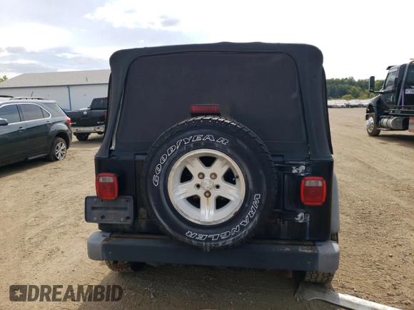 2004 Jeep Wrangler Sport with VIN 1J4FA49S74P746746, listed as a Copart auction lot 72678754 with 109,808 mi miles and Clean Title. Bid and sale history available at carsss.com. Image 6.