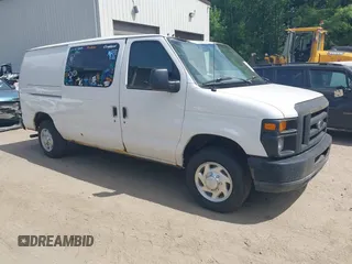 2011 Ford Econoline Cargo Commercial with VIN 1FTNE1EW4BDA28924, listed as a IAAI auction lot 42454108 with 182,961 mi miles and . Bid and sale history available at DreamBid. Image 1.