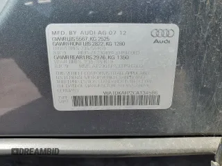 2012 Audi Q5 3.2L Premium Plus with VIN WA1DKAFP2CA134586, listed as a Copart auction lot 49959555 with 127,116 mi miles and Clean Title. Bid and sale history available at carsss.com. Image 13.