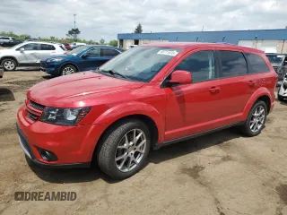 2016 Dodge Journey R/T with VIN 3C4PDCEG2GT212387, listed as a Copart auction lot 58711615 with 96,564 mi miles and Salvage title. Bid and sale history available at DreamBid. Image 1.