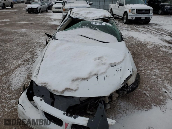 2004 Pontiac Grand Am SE with VIN 1G2NE52F74M580789, listed as a Copart auction lot 41447845 with 0 mi miles and Salvage Title. Bid and sale history available at carsss.com. Image 11.