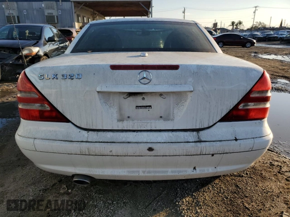 2003 Mercedes-Benz SLK 320 with VIN WDBKK65F23F285934, listed as a Copart auction lot 42821025 with 67,033 mi miles and Clean title. Bid and sale history available at DreamBid. Image 6.