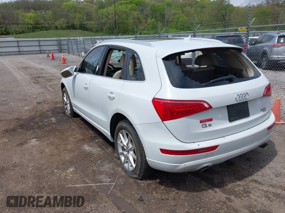 2012 Audi Q5 Premium Plus z VIN WA1LFAFP9CA047137, wystawiony jako IAAI lot #42182350 z przebiegiem 153 157 mil mil oraz . Historia ofert i sprzedaży dostępna na DreamBid. Obrazek 3.
