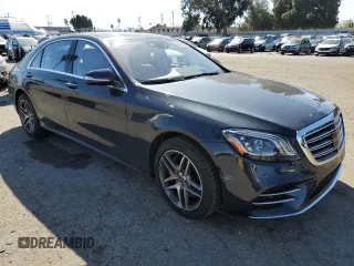 2018 Mercedes-Benz S 560 with VIN WDDUG8DB5JA378761, listed as a Copart auction lot 46141835 with 51,135 mi miles and Salvage Title. Bid and sale history available at carsss.com. Image 4.