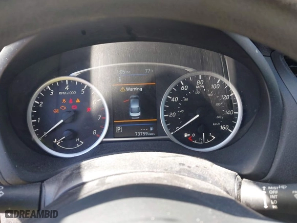 2019 Nissan Sentra S with VIN 3N1AB7AP4KY203522, listed as a IAAI auction lot 41701220 with 73,759 mi miles. Bid and sale history available at carsss.com. Image 7.