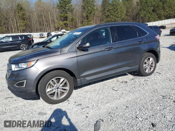 2015 Ford Edge SEL with VIN 2FMTK4J91FBC24649, listed as a Copart auction lot 50507845 with 99,915 mi miles and Clean Title. Bid and sale history available at carsss.com. Image 1.
