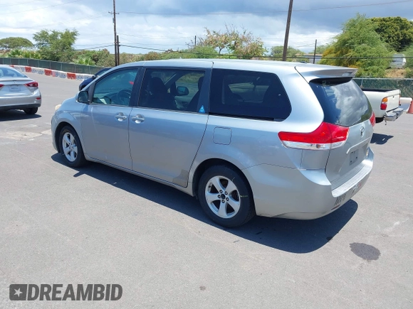 2011 Toyota Sienna LE AAS with VIN 5TDKK3DC0BS040975, listed as a IAAI auction lot 42639431 with 430,456 mi miles and . Bid and sale history available at DreamBid. Image 3.