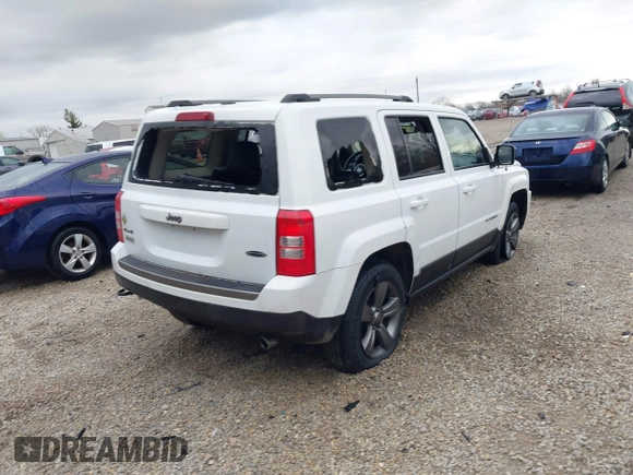 2017 Jeep Patriot 75th Anniversary with VIN 1C4NJRBBXHD108927, listed as a IAAI auction lot 41935713 with 103,802 mi miles and . Bid and sale history available at carsss.com. Image 4.