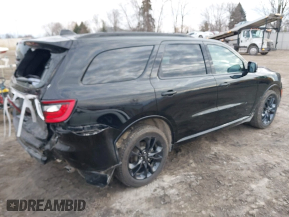 2021 Dodge Durango GT Plus z VIN 1C4RDJDG6MC683481, wystawiony jako IAAI lot #41772858 z przebiegiem 51 168 mil mil oraz . Historia ofert i sprzedaży dostępna na DreamBid. Obrazek 4.