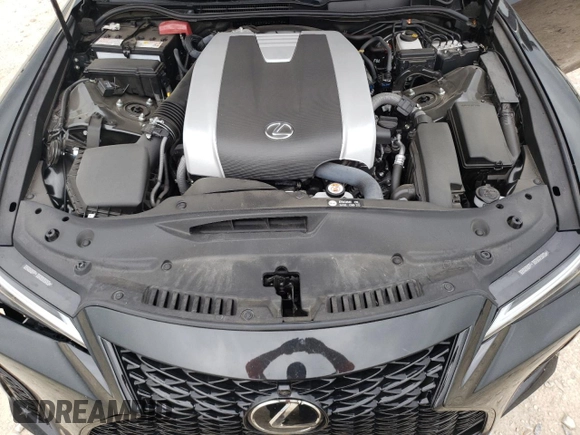 2024 Lexus IS 350 F Sport with VIN JTHGZ1B29R5079076, listed as a Copart auction lot 55539765 with 15,778 mi miles and Salvage title. Bid and sale history available at DreamBid. Image 11.