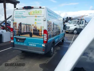2017 Ram ProMaster Cargo with VIN 3C6URVHG7HE528120, listed as a IAAI auction lot 41934076 with 153,144 mi miles and . Bid and sale history available at DreamBid. Image 4.
